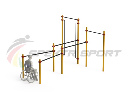 Купить Спортивный комплекс для инвалидов-колясочников WRK-D19_76mm в Осташкове 