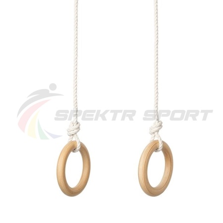 Купить Кольца гимнастические деревянные (фанера 18 мм, покрытие: эмаль, лак или пропитка) в Осташкове 