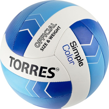 Купить Мяч волейбольный Torres Simple Color любительский р.5 в Осташкове 